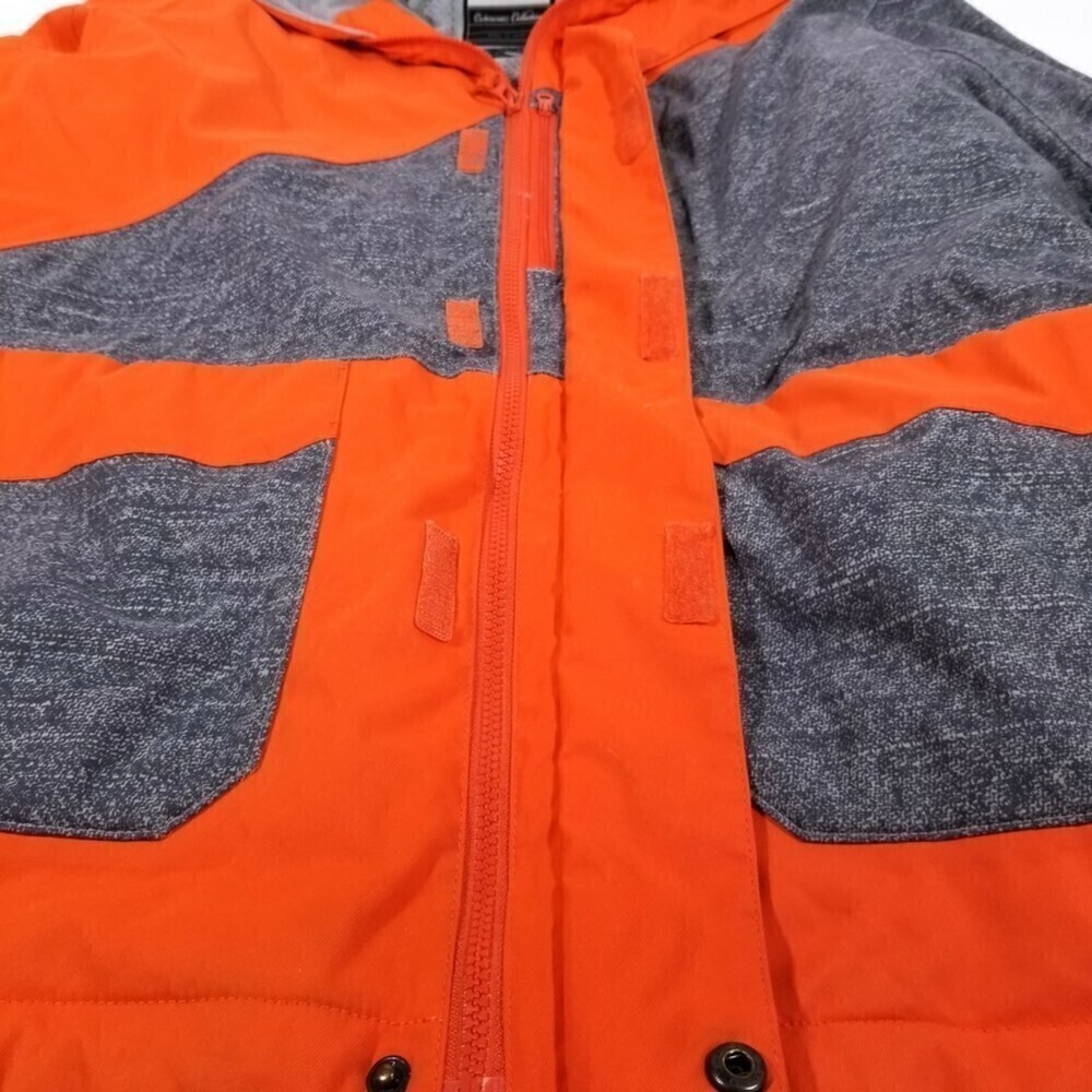Billabong Waterproof 15k Insulated Hoodie Snow Jacket Mens Large Gorpcore Orange - Picture 5 of 13